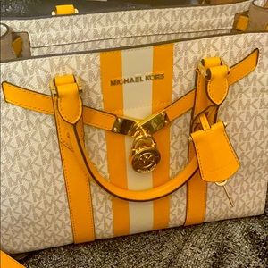 Yellow Micheal Kors purse
